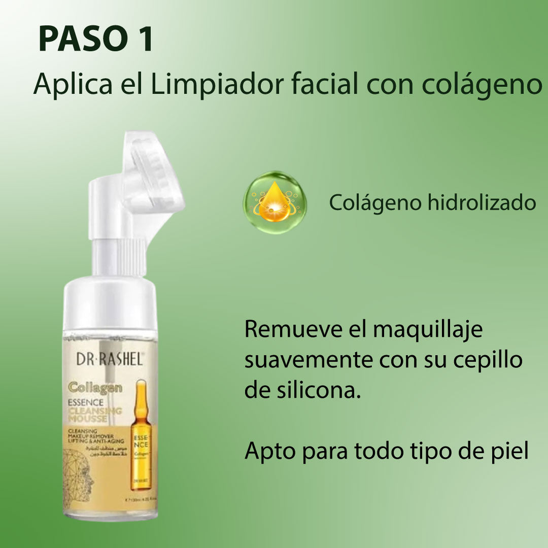 Set Doble Limpieza Dr Rashel® (Limpiador Facial + Oleo Hidratante Purificador)