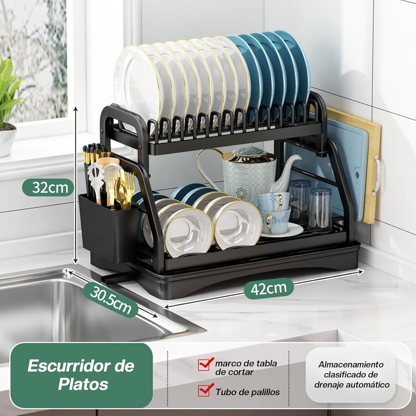 Escurridor Finox de 2 Niveles ®