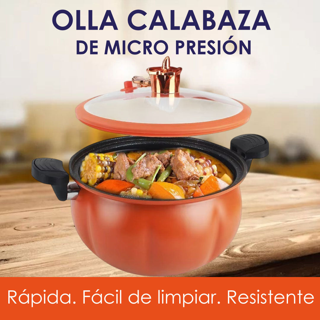 Olla Calabaza de Micro presión - Capacidad: 5 Litros (ENVIO GRATIS Y PAGA AL RECIBIR)