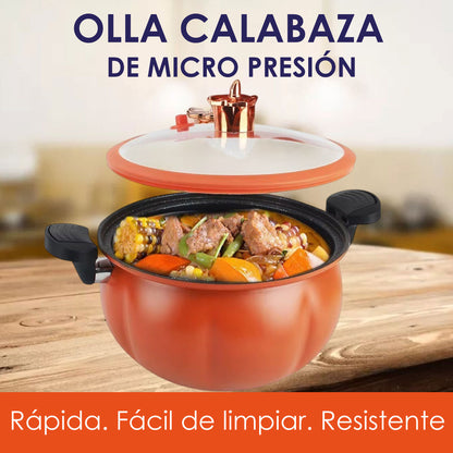 Olla Calabaza de Micro presión - Capacidad: 5 Litros (ENVIO GRATIS Y PAGA AL RECIBIR)