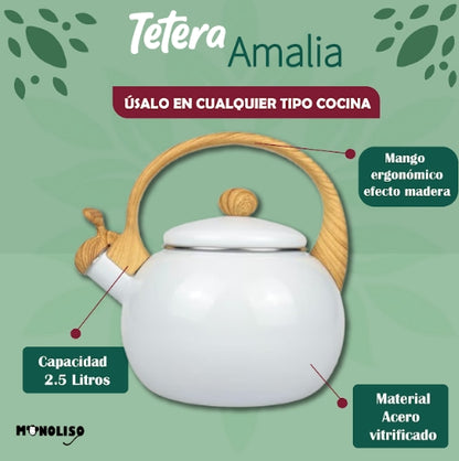 Tetera Amalia - 2.5 L  (Marca RECORD®)