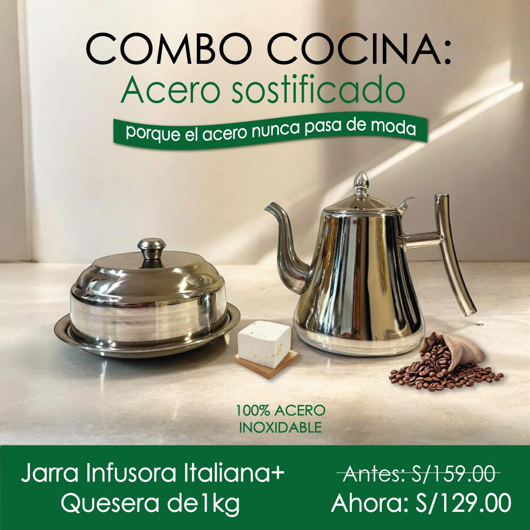 Combo Cocina Acero Sofisticado