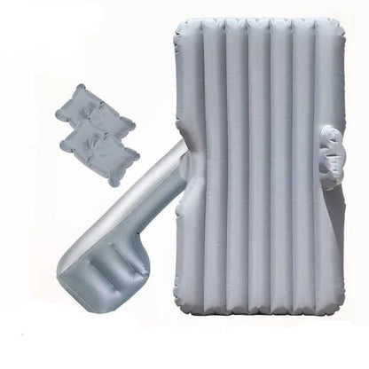 🎁𝗢𝗙𝗘𝗥𝗧𝗔: Colchón inflable para auto + Set de Almohadas + Inflador (Regalo)