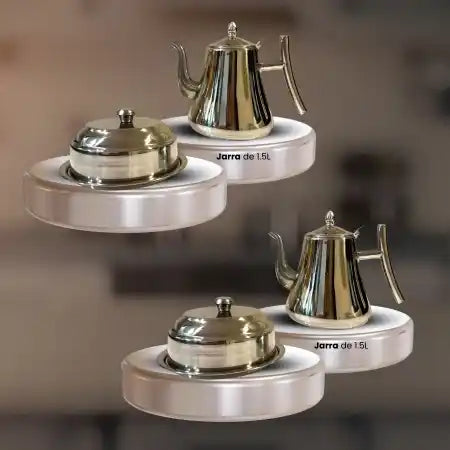 Combo Cocina Acero Sofisticado x 2 unds