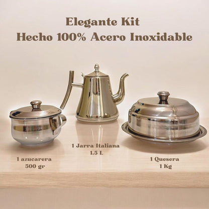 Combo Cocina Acero Sofisticado