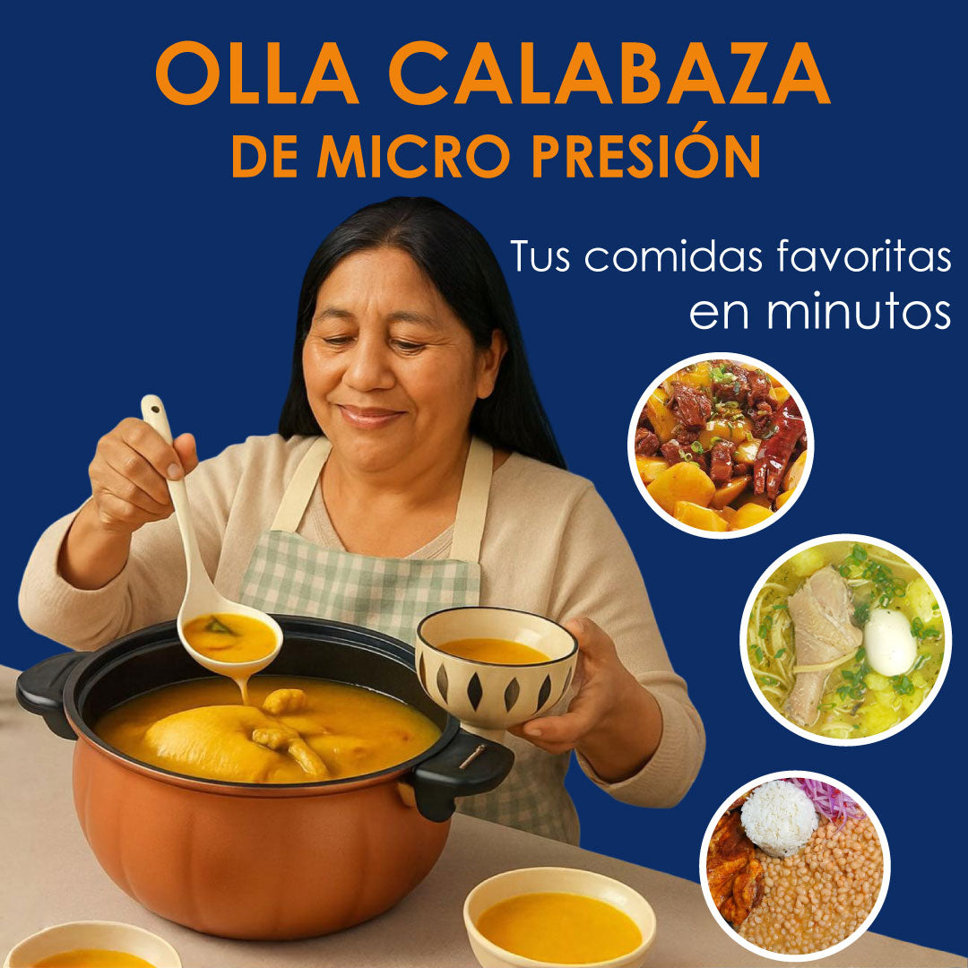 Olla Calabaza de Micro presión - Capacidad: 5 Litros (ENVIO GRATIS Y PAGA AL RECIBIR)